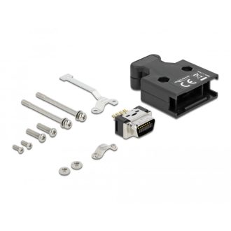   Delock 14 tűs kerettel rendelkező MDR fokos forrasztott csatlakozás apa (66621)