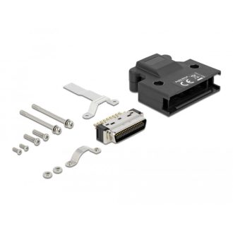   Delock 36 tűs kerettel rendelkező MDR fokos forrasztott csatlakozás apa (66624)