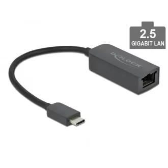   Delock USB Type-C adapter apa   2,5 Gigabit LAN kompakt (66645)