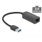 Delock USB A-típusú adapter apa   2,5 Gigabit LAN kompakt (66646)
