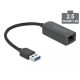 Delock USB A-típusú adapter apa   2,5 Gigabit LAN kompakt