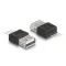 Delock Adapter A-típusú USB 2.0 anya   4 tű (66653)