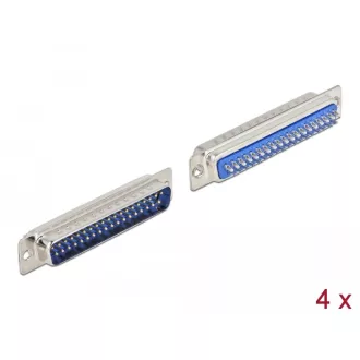   Delock D-Sub 37 tűs apa fém, forrasztható változat 4 db. (66704)