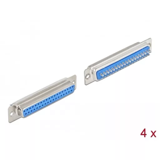 Delock D-Sub 37 tűs hüvely, forrasztható változat 4 db. (66715)