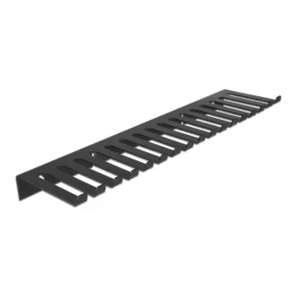   Delock Falra rögzíthető, 325 x 90 mm kábelrendező, fekete (66728)