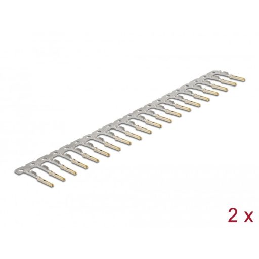 Delock Krimpelő csatlakozók D-Sub HD krimp hüvely 40 db. (66733)