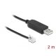 Delock adapterkábel USB Type-A és soros RS-232 RJ9/RJ10 közötti ESD védelemmel Celestron NexStar 2 m