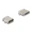 Delock 5 Gbps USB Type-C  anya 24 tűs SMD csatlakozó forrasztott beépítéshez, vízhatlan 10 db. (66755)
