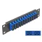 Delock 10  üvegszálas patch panel 12 portos SC Duplex kék 1U fekete (66771)
