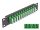 Delock 10  üvegszálas patch panel 12 portos LC Quad zöld 1U fekete (66777)