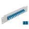 Delock 10  üvegszálas patch panel 12 portos LC Duplex kék 1U szürke (66786)