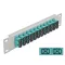Delock 10  üvegszálas patch panel 12 portos SC Duplex vízkék 1U szürke (66794)