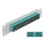 Delock 10  üvegszálas patch panel 12 portos SC Duplex vízkék 1U szürke (66794)