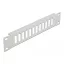 Delock 10  optikai szálas patch panel 12 portos SC Duplex / LC Quad-hez 1U szürke (66804)