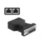 Delock D-Sub 15 tűs anya   2 db. RJ45 anya adapter (66806)