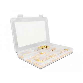   Delock 120 darabos krimp doboz 50 Ohm SMA, SMB és RP-SMA csatlakozókkal (66812)