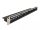 Delock 19  Keystone patchpanel terhelésmentesítővel, 24 portos, fekete (66865)