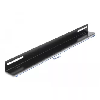   Delock 19  tartószerkezet hálózati kabinethez 450 x 40 mm méretű 2 db. (66868)