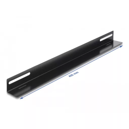Delock 19  tartószerkezet hálózati kabinethez 450 x 40 mm méretű 2 db. (66868)