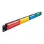 Delock 19  patch panel 24 porttal Cat.5e 1U színes (66880)