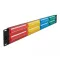 Delock 19  patch panel 48 porttal Cat.5e 2U színes (66881)