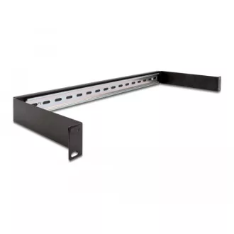 Delock 19  DIN sin panel 1U fekete (66883)
