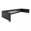 Delock 19  DIN sin panel 2U fekete (66884)