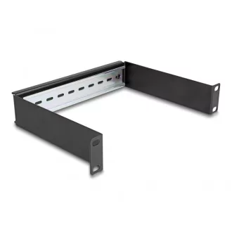 Delock 10  DIN sin panel 1U fekete (66897)