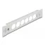 Delock 10  D-típusú patch panel 6 porttal eszköz nélkül szerelhető szürke (66901)