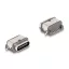 Delock USB 5 Gbps USB Type-C  anya 6 tűs SMD csatlakozó két fém akasztóval forrasztási beépítéshez, vízhatlan 10 db. (66945)