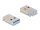 Delock USB 5 Gbps A-típusú apa 9 tűs SMD csatlakozó forrasztott beépítéshez 90 -ban hajlított 10 db. (66946)