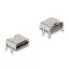 Delock USB 5 Gbps USB Type-C  anya 6 tűs SMD csatlakozó forrasztott beépítéshez 90 -ban hajlított 10 db. (66949)