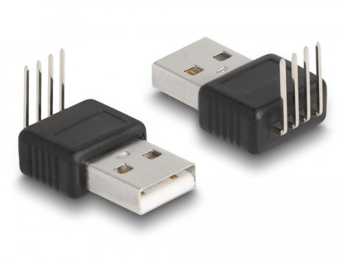 Delock Adapter A-típusú USB 2.0 apa 4 tű 90  szögben hajlítva