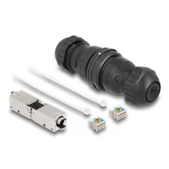   Delock Kábel csatlakoztató LSA - LSA Cat.6A IP68 por és vízhatlan fekete (67045)