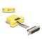 Delock D-Sub 25-tűs dugó   RJ12 anya összekötő adapter sárga (67096)