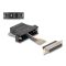 Delock D-Sub 25-tűs anya   RJ12 anya összekötő adapter fekete (67097)