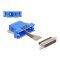 Delock D-Sub 25-tűs anya   RJ12 anya összekötő adapter kék (67100)