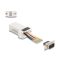 Delock D-Sub 9-tűs dugó   RJ45 anya összekötő adapter fehér (67102)