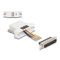 Delock D-Sub 25-tűs dugó   RJ45 anya összekötő adapter fehér (67114)