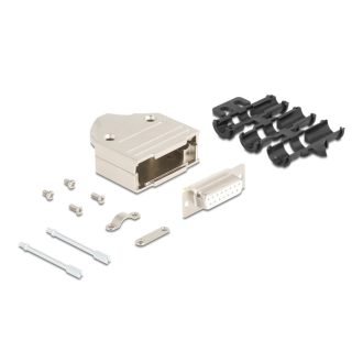 Delock D-Sub 15 tűs anya fém házzal (67133)