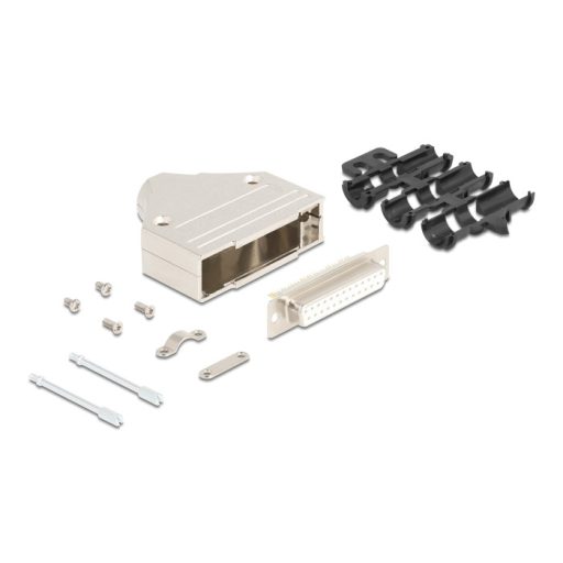 Delock D-Sub 25 tűs anya fém házzal (67135)