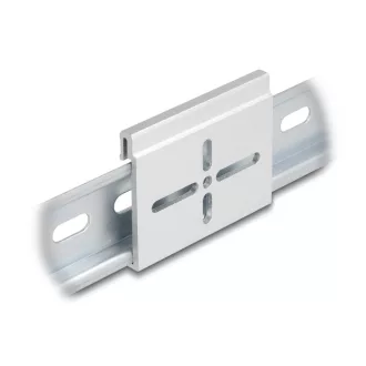   Delock Alumínium beépítő csipesz DIN sínhez 60,0 x 47,8 mm ezüst színű (67142)