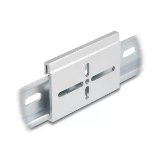   Delock Alumínium beépítő csipesz DIN sínhez 70,0 x 47,8 mm ezüst színű (67144)