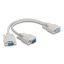 Delock Y kábeles adapter D-Sub9 1 x anya - 2 x apa csavarokkal 30 cm (67160)