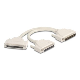   Delock Y osztott kábeles adapter D-Sub 37 tűs apa - 2 x D-Sub 37 tűs anya csavarokkal 30 cm (67161)