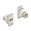 Delock Panel tartó Keystone modul optikai szál LC Duplex anya-anya kúpos (67169)