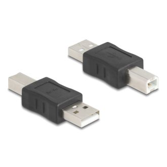   Delock USB 2.0 adapter A-típusú USB apa - B-típusú USB apa (67198)