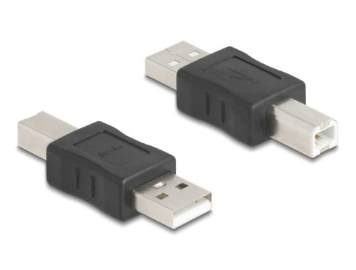 Delock USB 2.0 adapter A-típusú USB apa - B-típusú USB apa