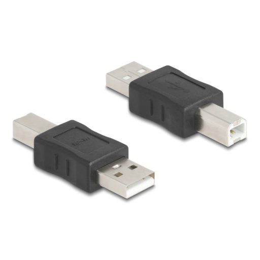 Delock USB 2.0 adapter A-típusú USB apa - B-típusú USB apa (67198)