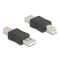 Delock USB 2.0 adapter A-típusú USB apa - B-típusú USB apa (67198)